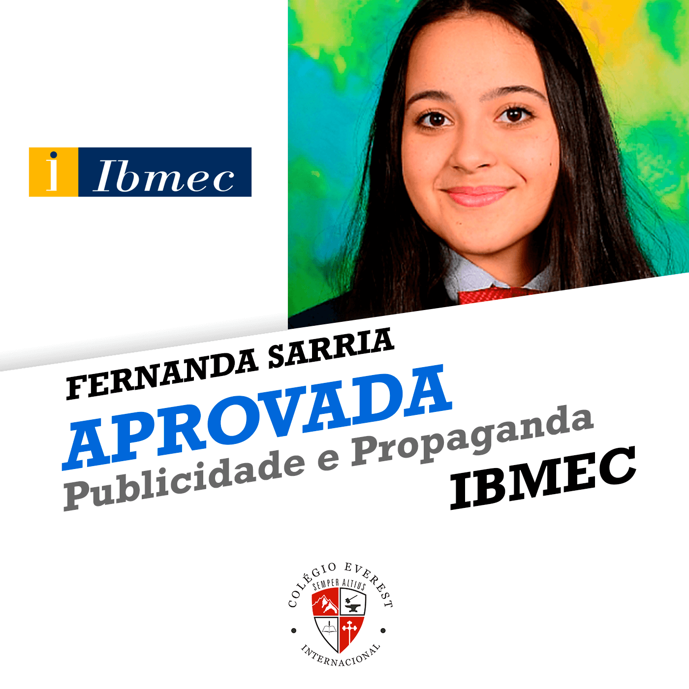 Fernanda aprovada IBMEC