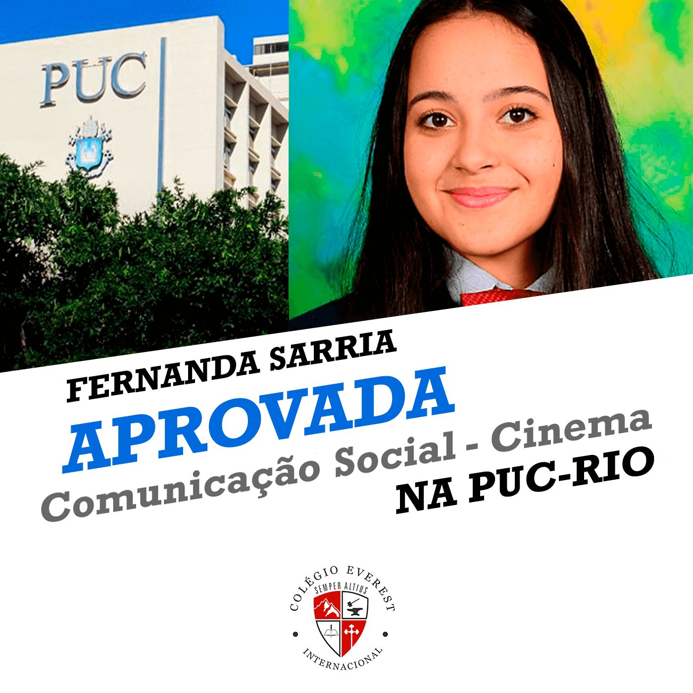 Fernanda aprovada PUC